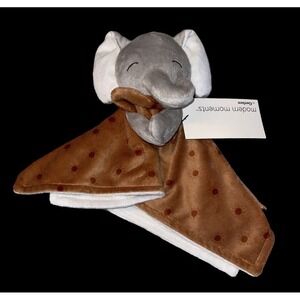 Gerber Modern Moments Baby Elephant Security Blanket Lovey Soft 12X12